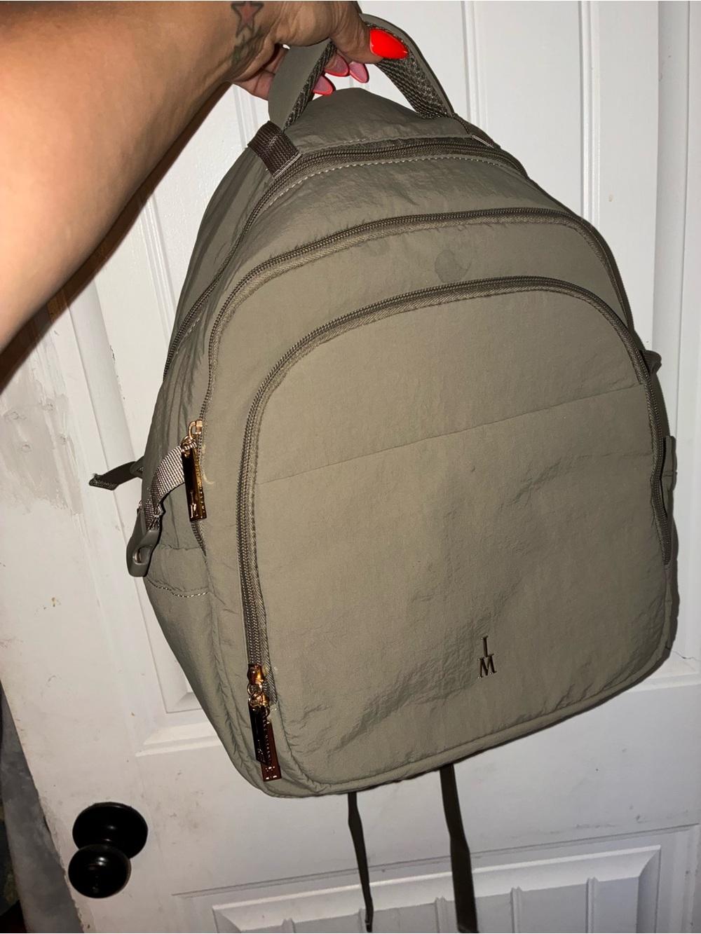 Olive Green Backpack - Versatile Everyday Bag